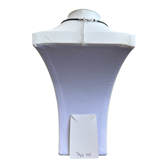 Handmade Orange and Peach Fluid Art Elephant Pendant Necklace - Picture 7 of 8